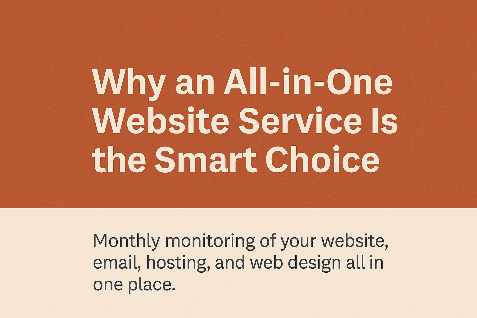 Why all in one website services is the smart choice